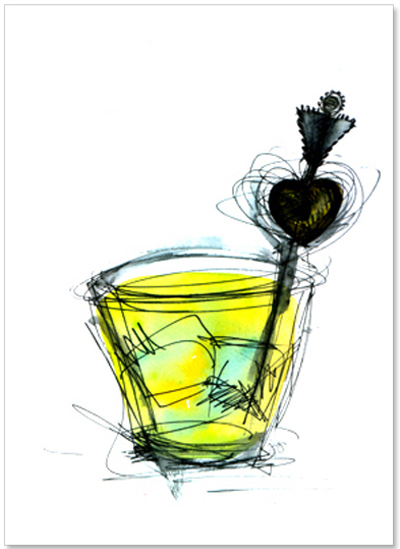 love on ice illustration by jeaneen gauthier