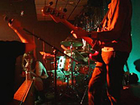 Jan at the old Hexagon Bar